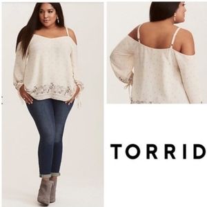 5 for $20 Torrid cold shoulder top